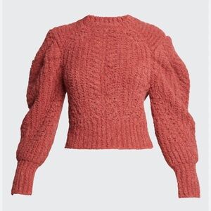 NWT Ulla Johnson Heather Pullover Alpaca Sweater